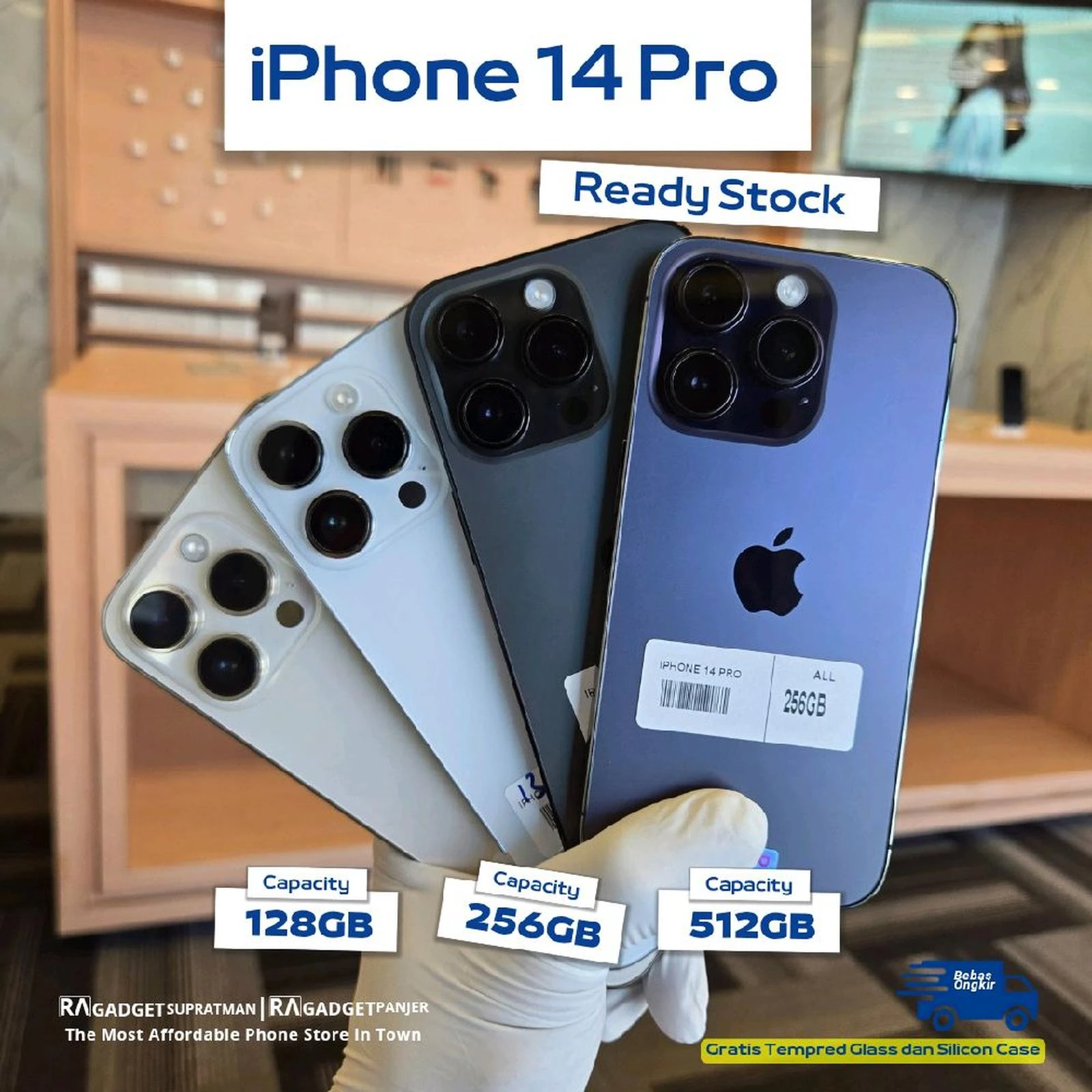 Apple iPhone 14 128gb resmi - midnight black